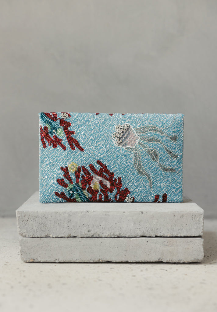 Coral Reefs Beaded Handbag