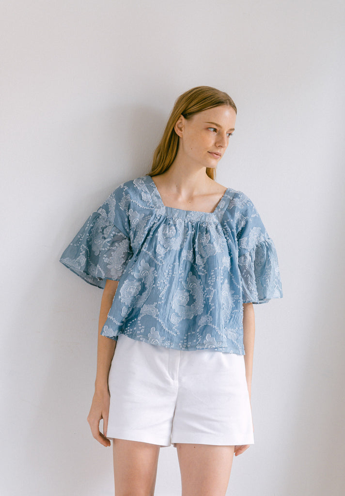 Gathered Flare Top