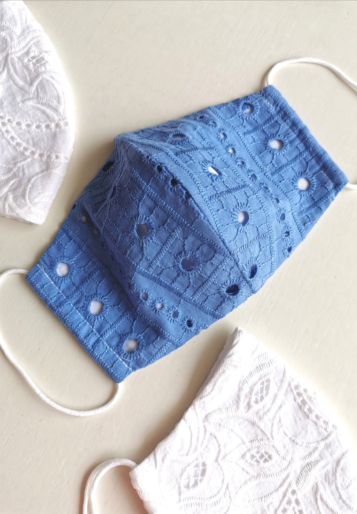Indigo Eyelet Mask (Limited Edition)