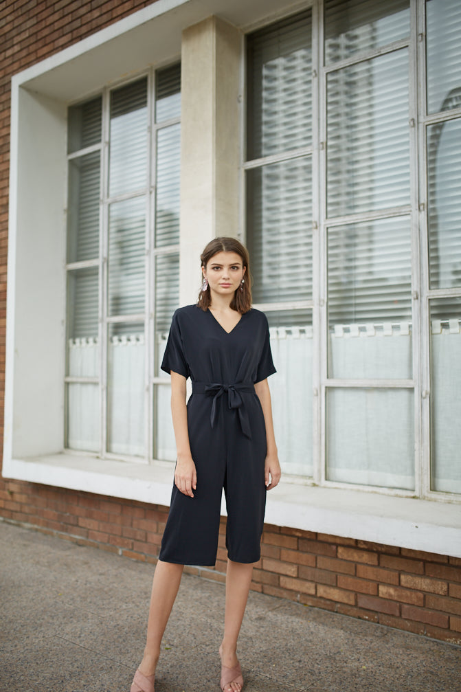 V-neck Jumpsuit