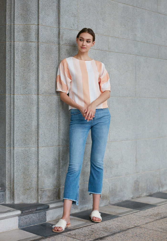 Ombre Striped Top