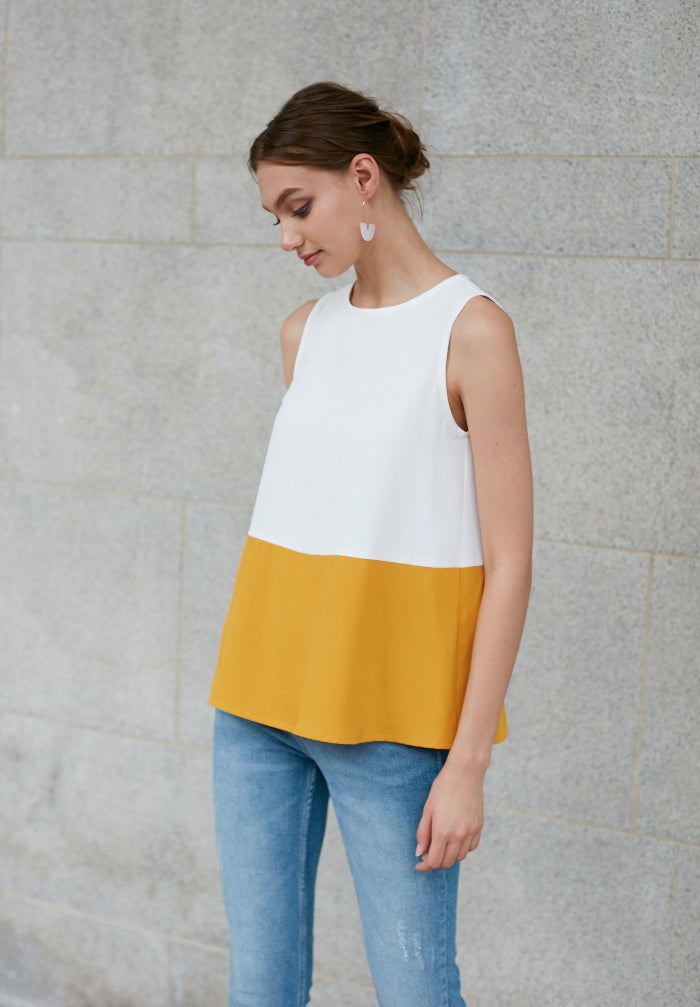 Colourblock Tank Top