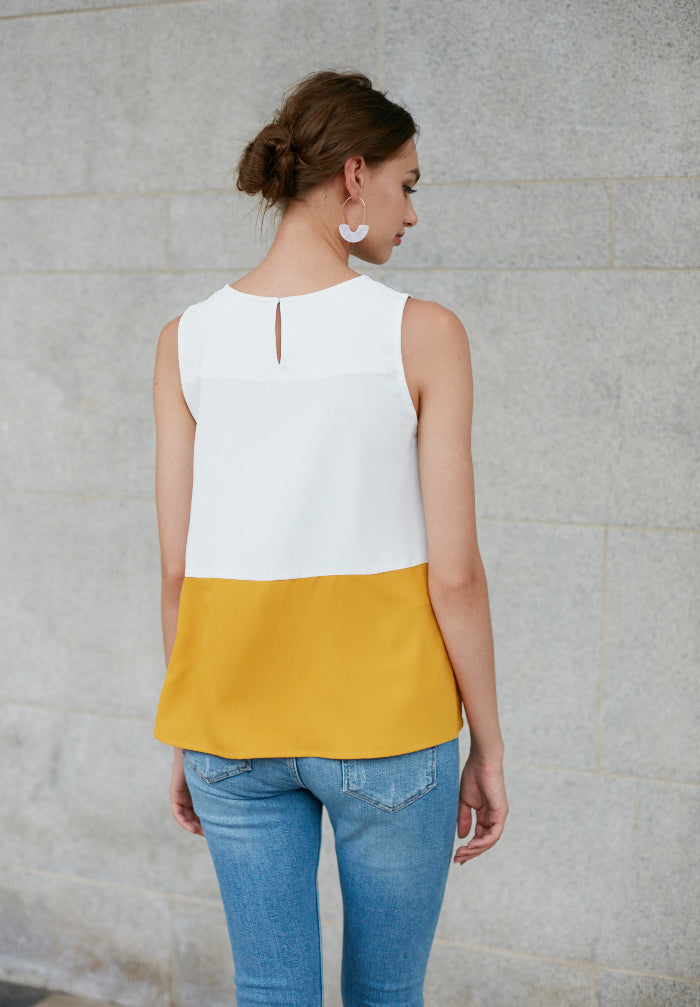 Colourblock Tank Top