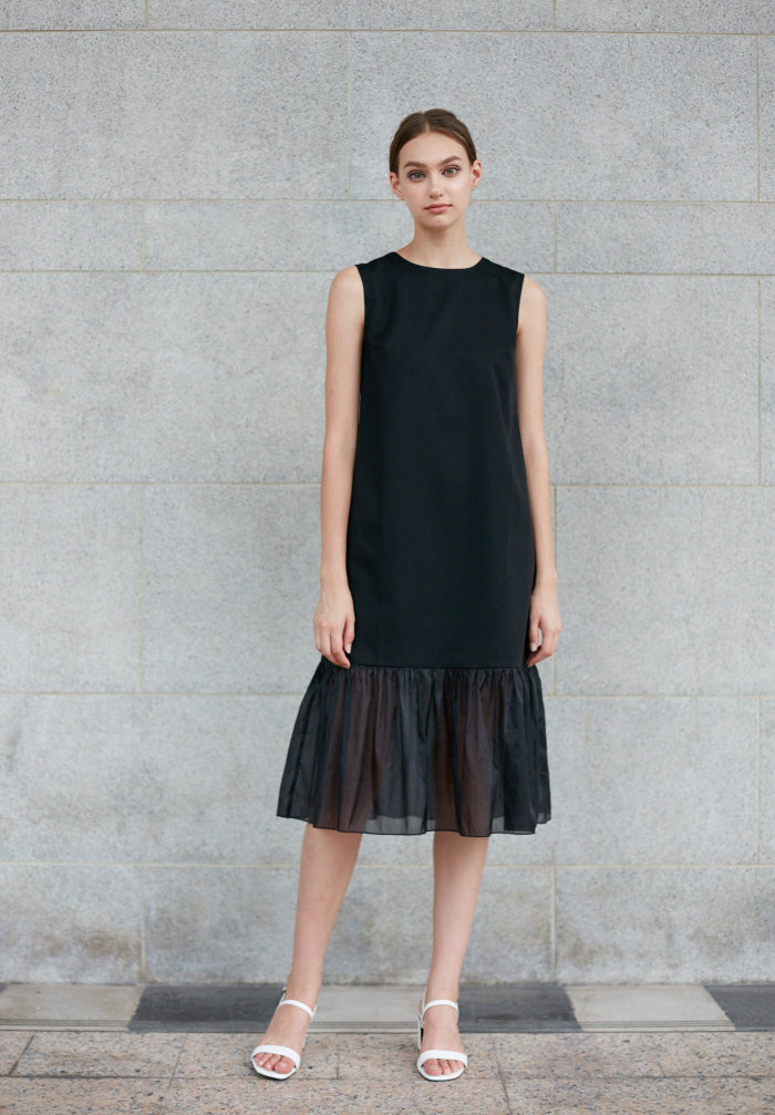 Organza Midi Dress