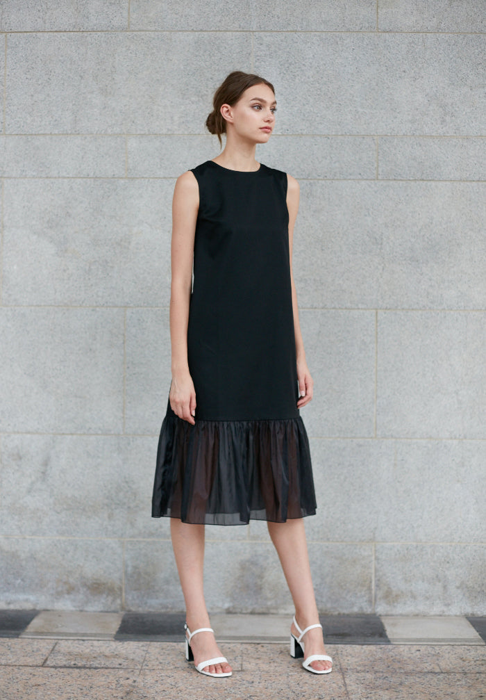Organza Midi Dress