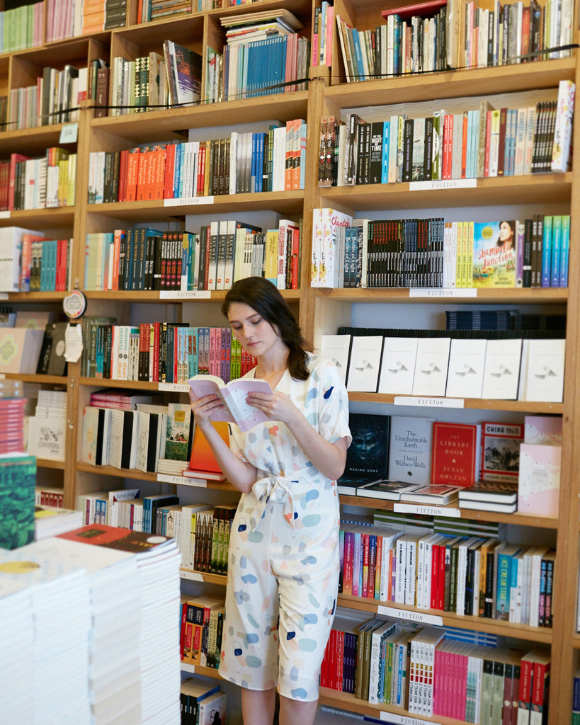 Terrazzo Stories V-neck Jumpsuit