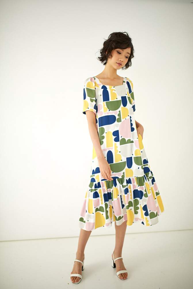 Dinosaur Ruffled Dress