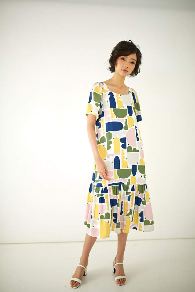 Dinosaur Ruffled Dress