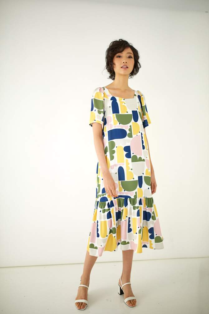 Dinosaur Ruffled Dress