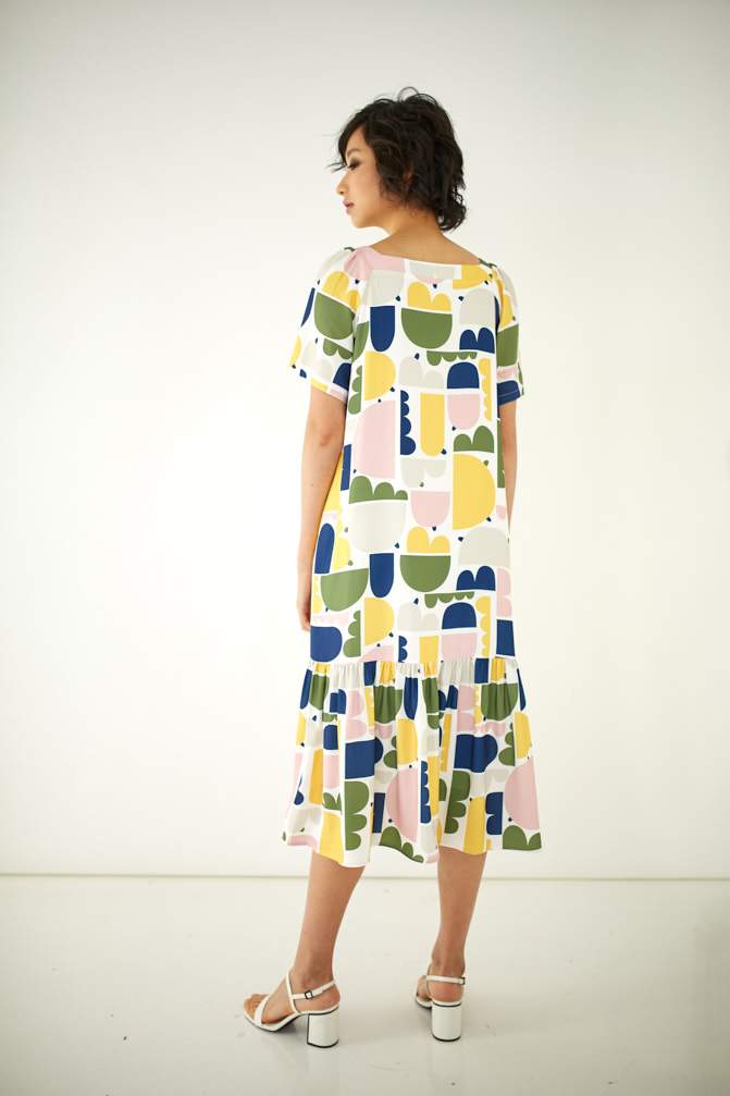 Dinosaur Ruffled Dress