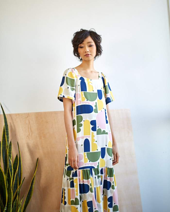 Dinosaur Ruffled Dress