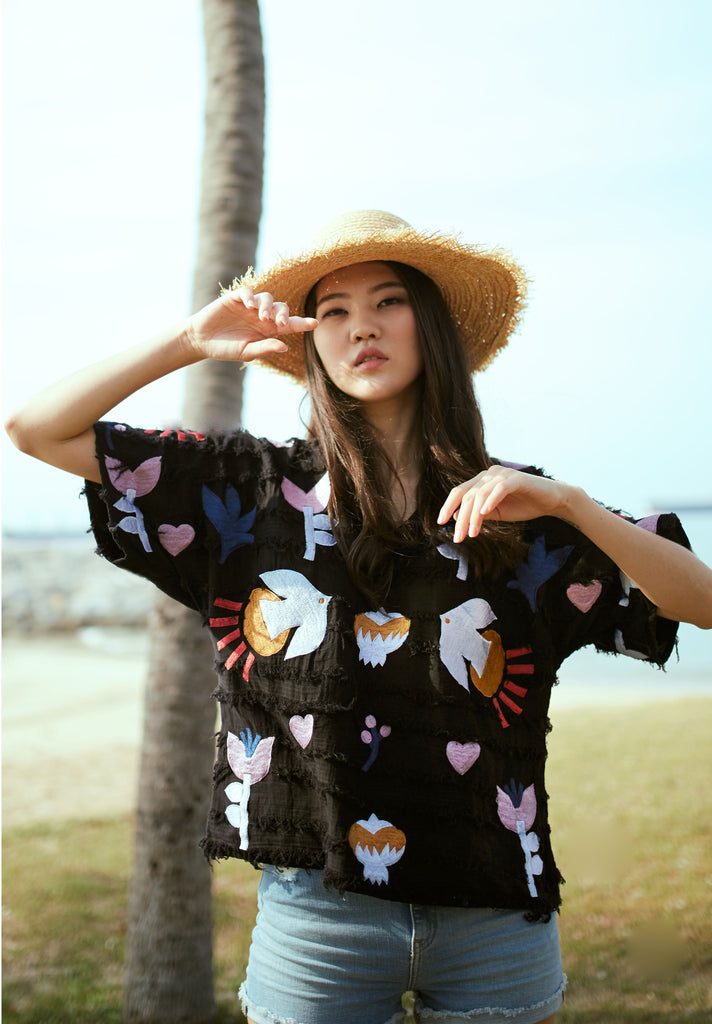 Garden Embroidered Blouse
