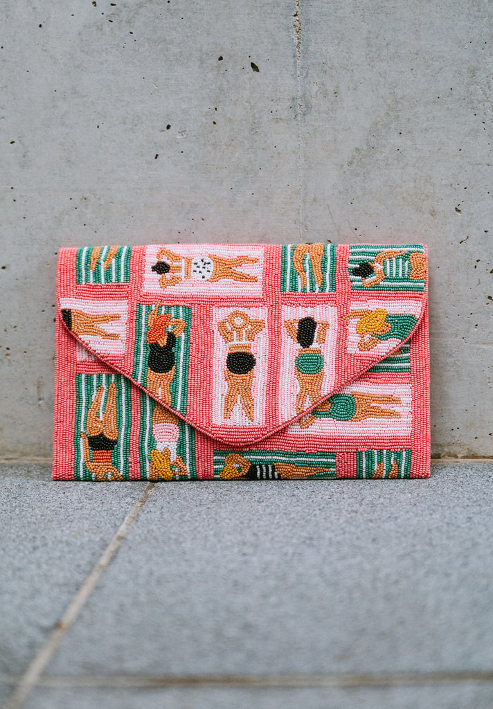 Beach Days Beaded Crossbody
