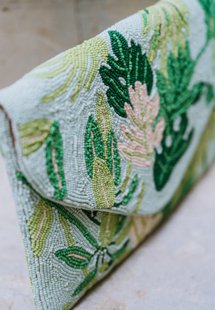 Botanical Bouquet Beaded Handbag (Preorder)