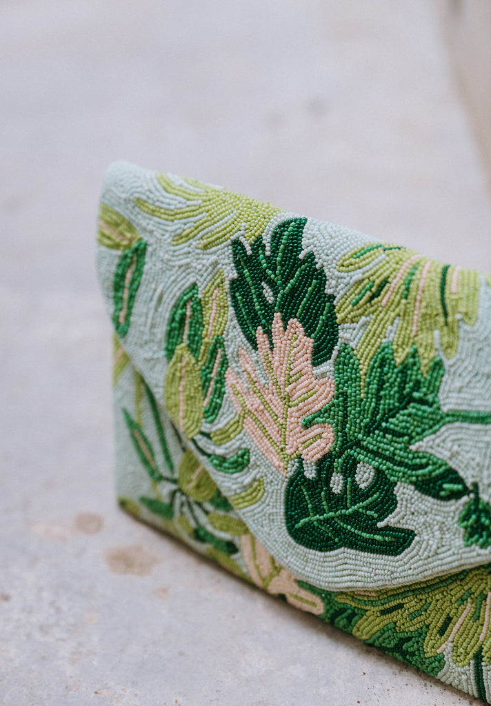 Botanical Bouquet Beaded Handbag (Preorder)