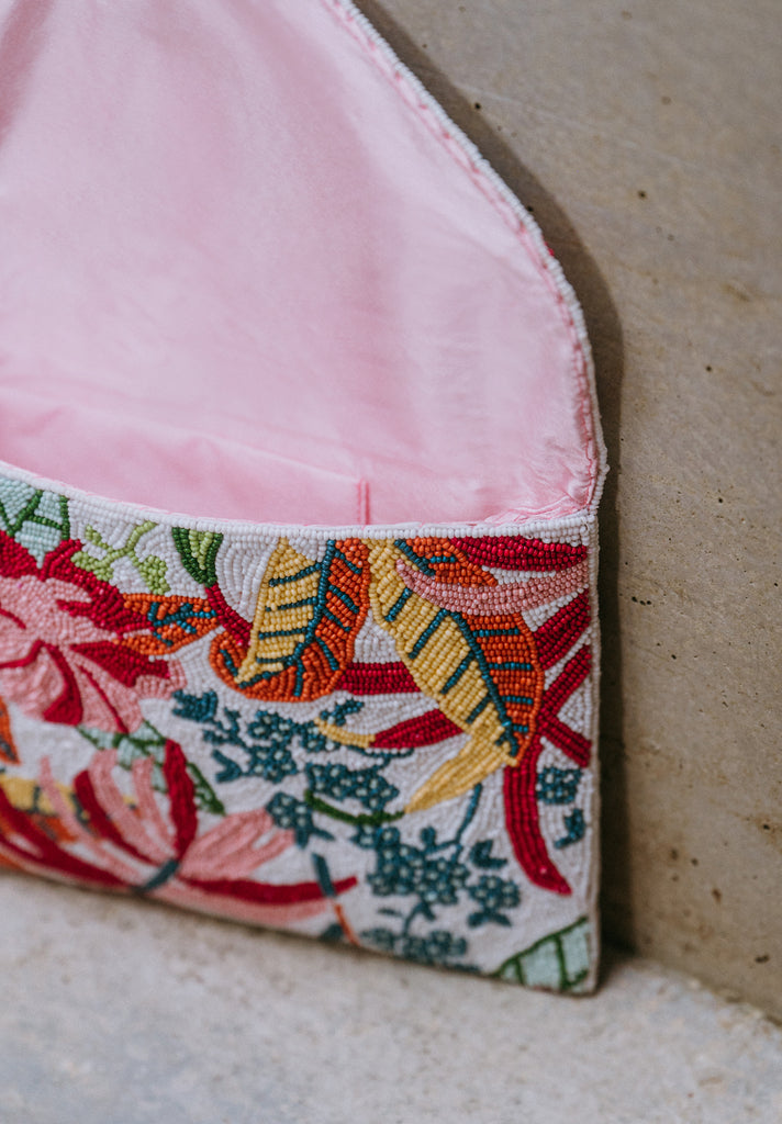 Spring Abound Beaded Handbag (Preorder)