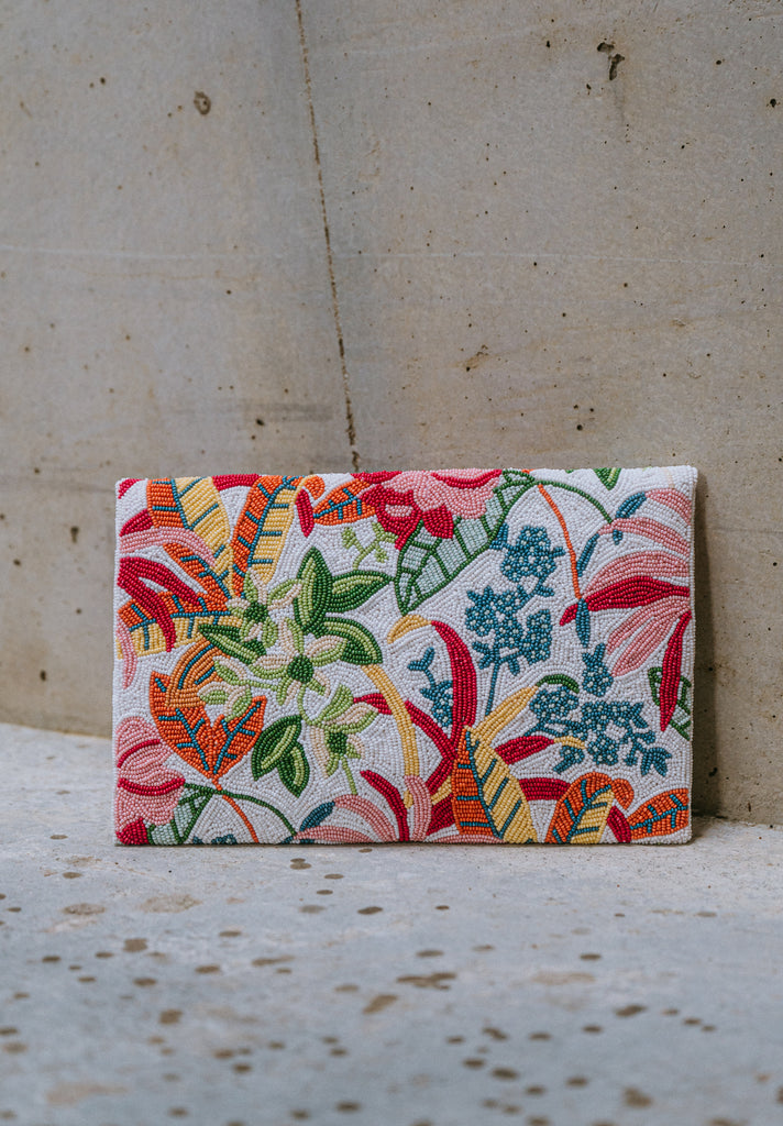 Spring Abound Beaded Handbag (Preorder)