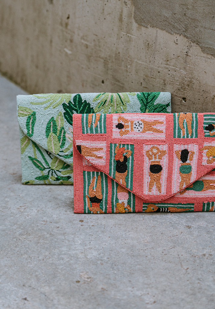 Botanical Bouquet Beaded Handbag (Preorder)