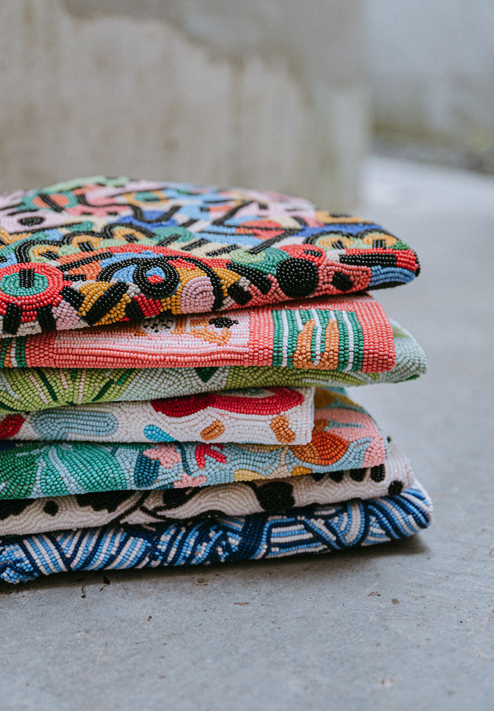 Beach Days Beaded Crossbody