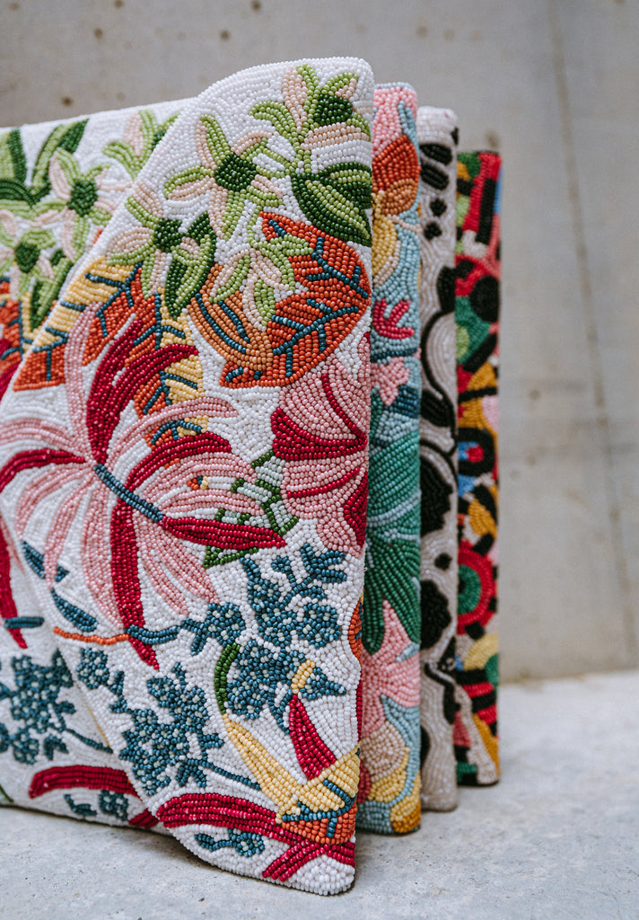 Spring Abound Beaded Handbag (Preorder)