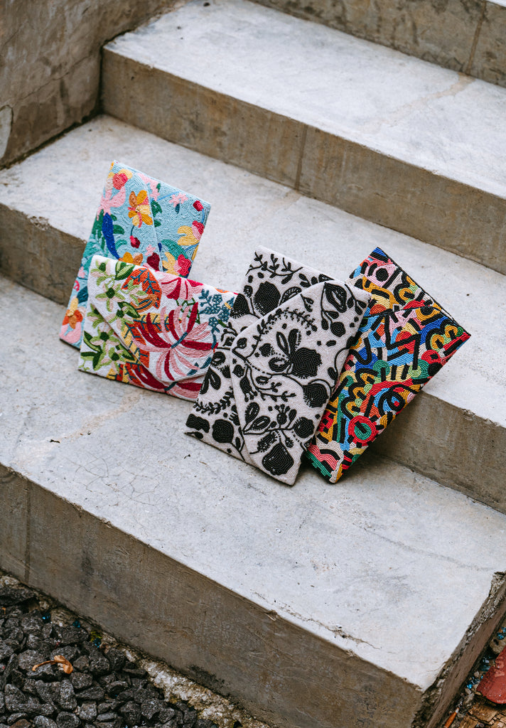 Beach Days Beaded Crossbody