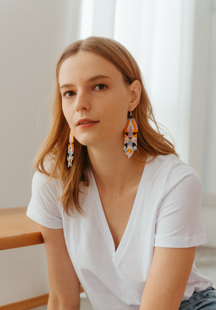 Rainbow Chandelier Earrings