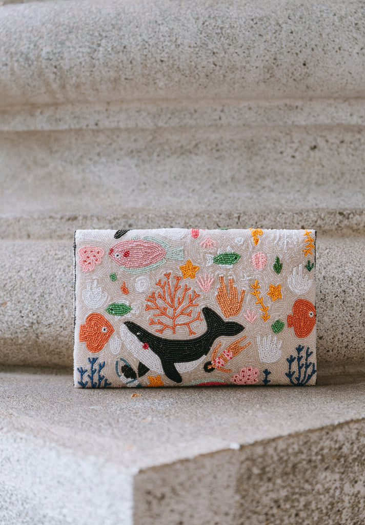 The Sea and the Sky Beaded Handbag (Preorder)