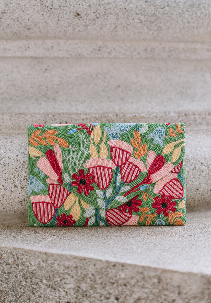 Wild Woods Beaded Crossbody