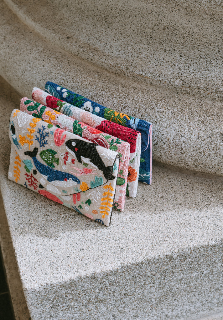 The Sea and the Sky Beaded Handbag (Preorder)