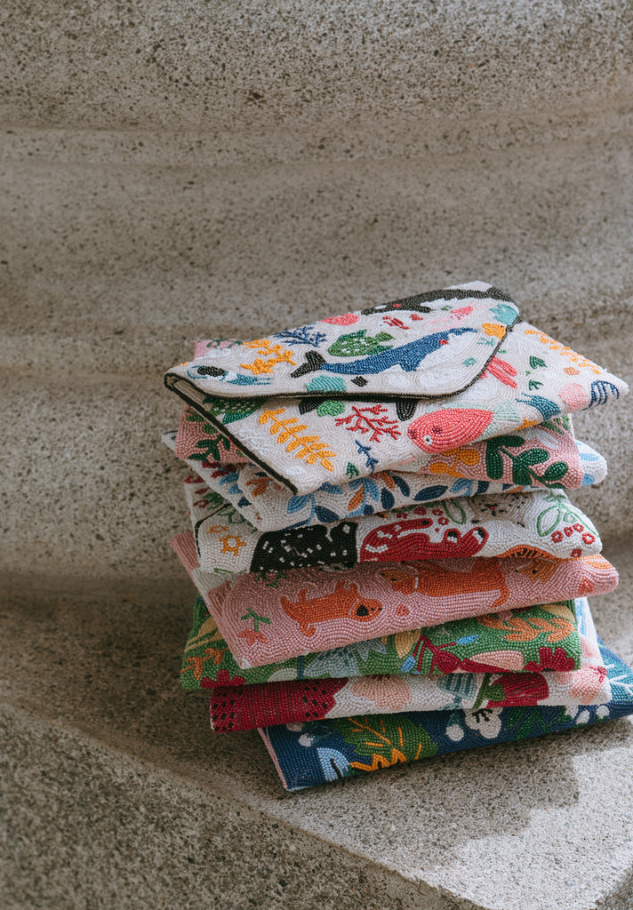 The Sea and the Sky Beaded Handbag (Preorder)