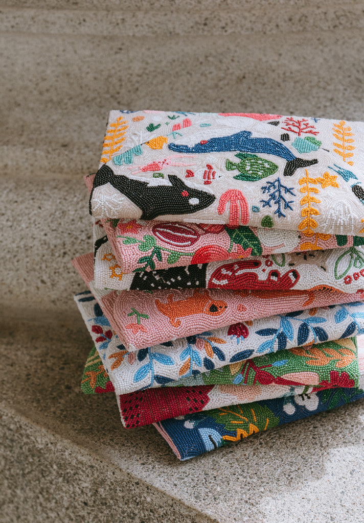 The Sea and the Sky Beaded Handbag (Preorder)