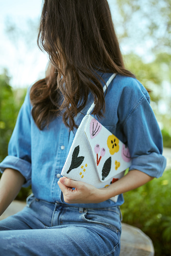 Myriam's Garden Beaded Clutch (Limited Edition)