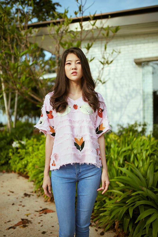 Garden Textured Blouse