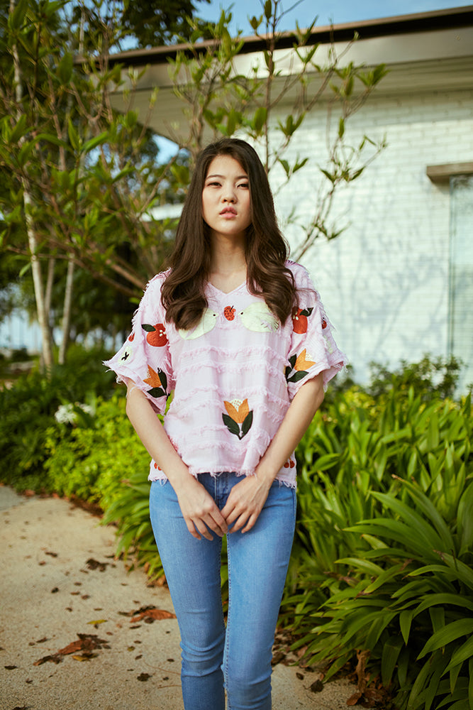 Garden Textured Blouse