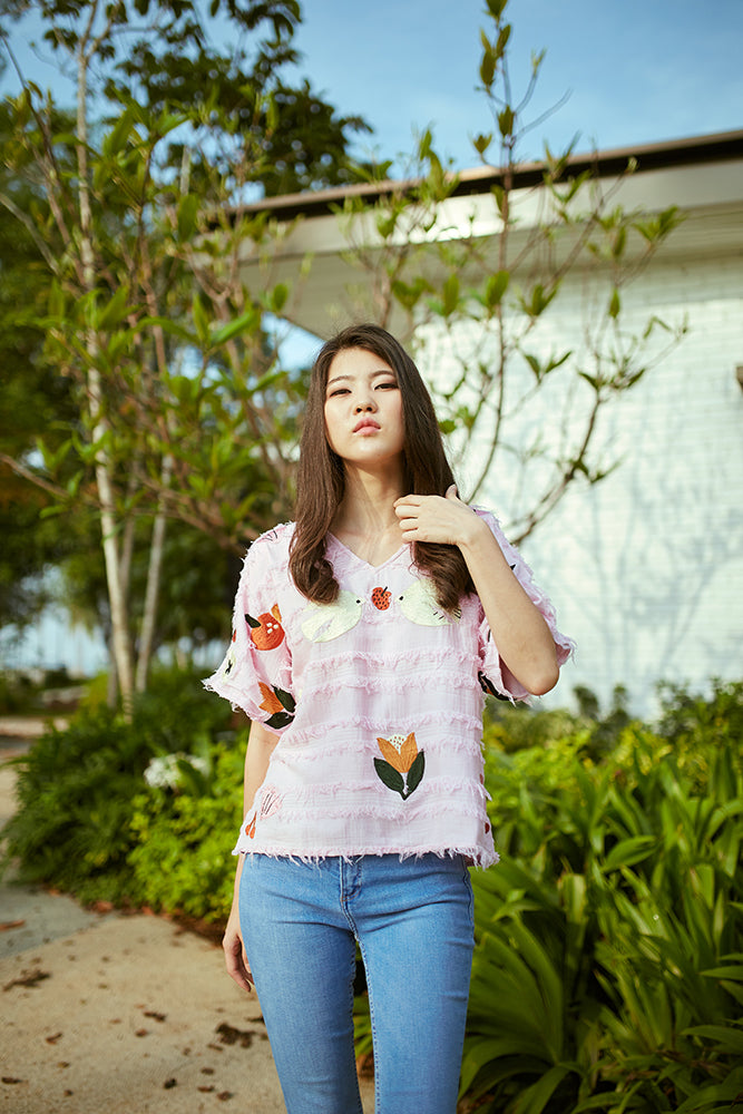 Garden Textured Blouse