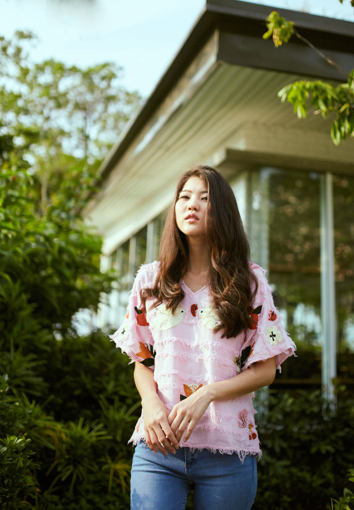 Garden Textured Blouse