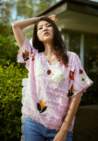 Garden Embroidered Blouse