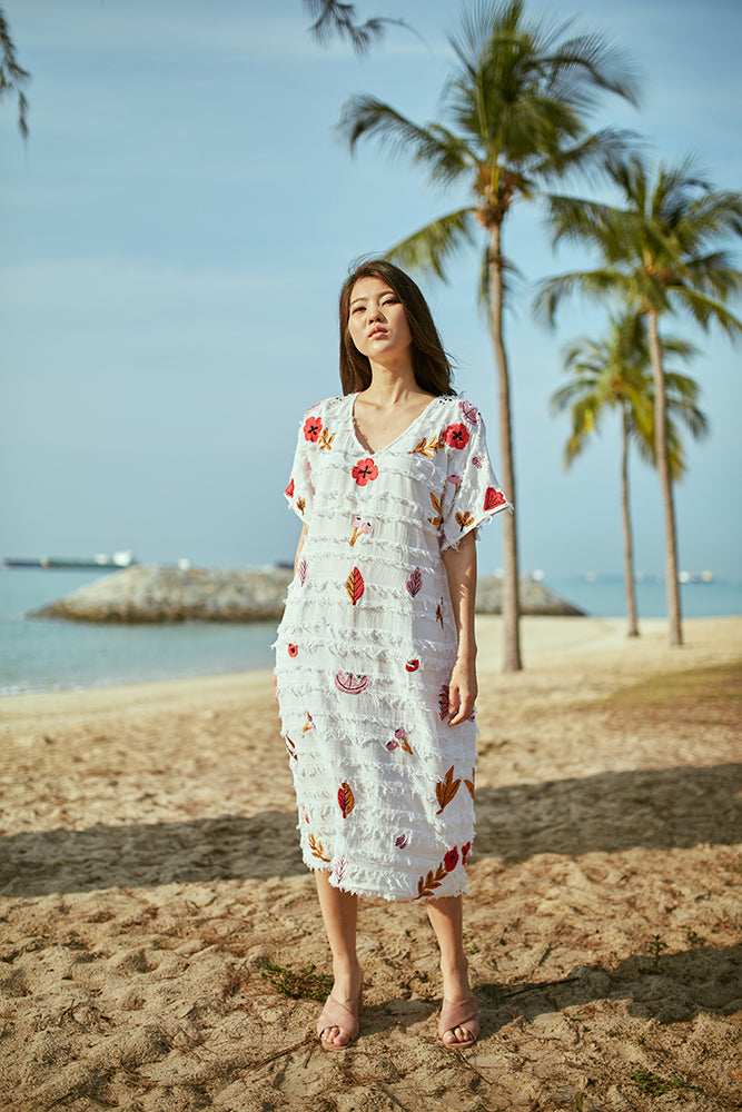 Garden Embroidered Dress