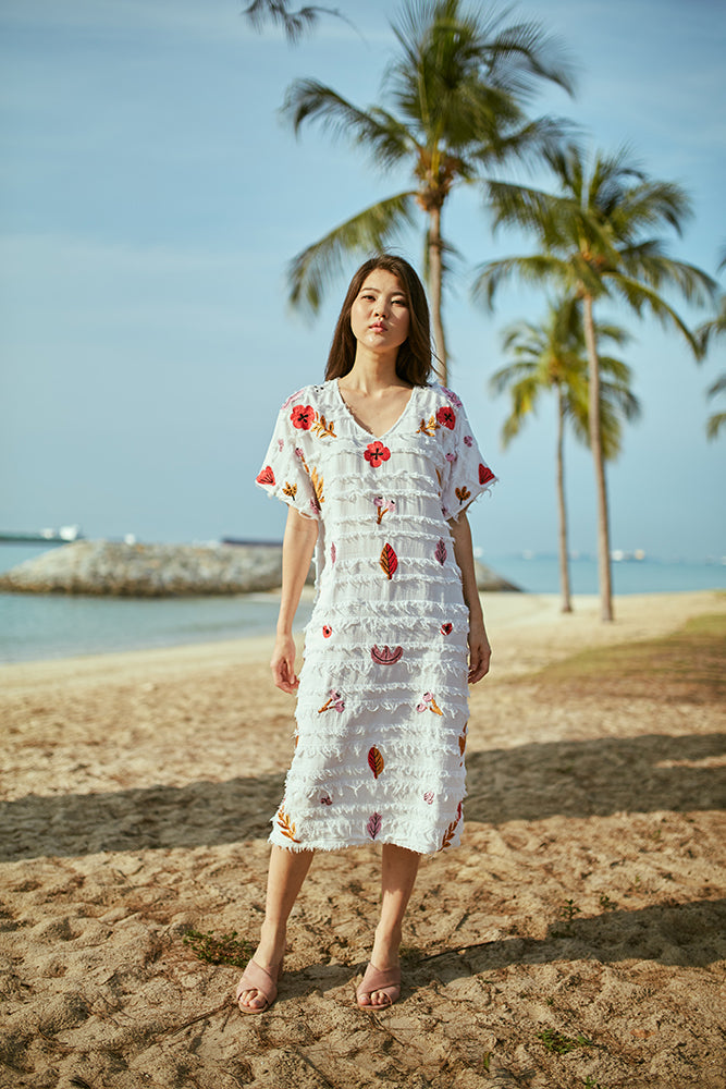 Garden Embroidered Dress