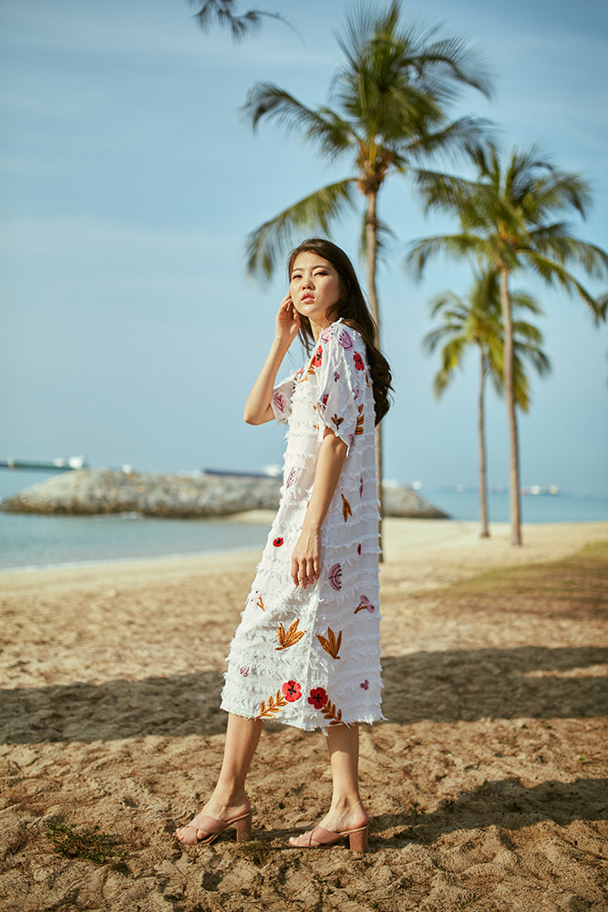 Garden Embroidered Dress