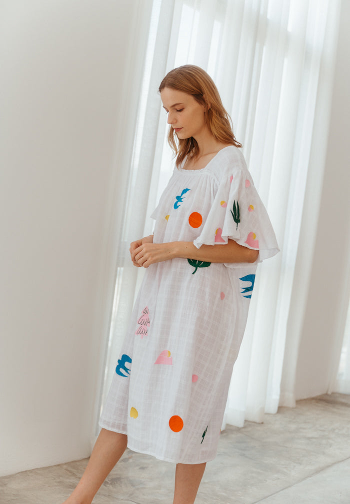 Dreamers Embroidered Dress