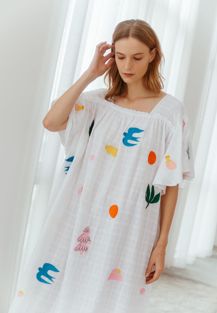 Dreamers Embroidered Dress