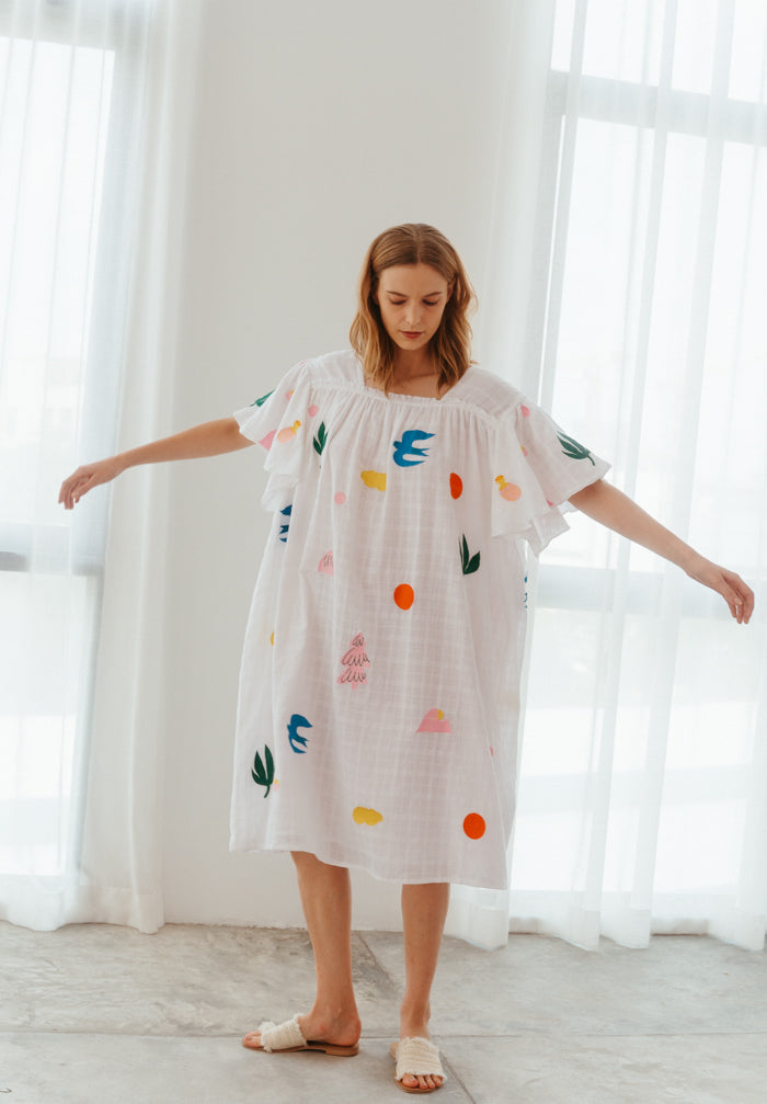 Dreamers Embroidered Dress