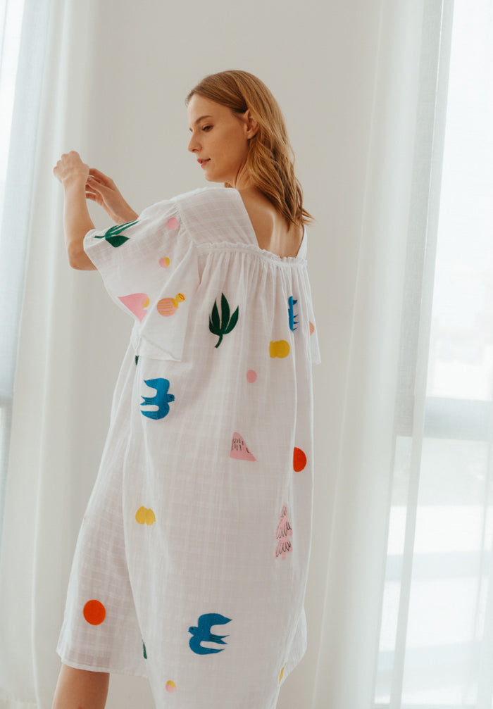 Dreamers Embroidered Dress
