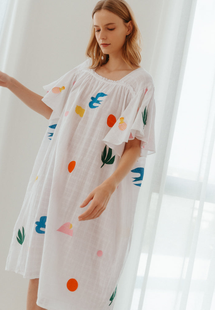 Dreamers Embroidered Dress
