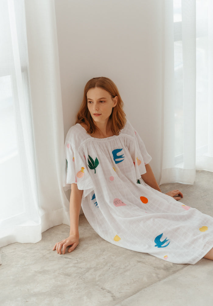 Dreamers Embroidered Dress