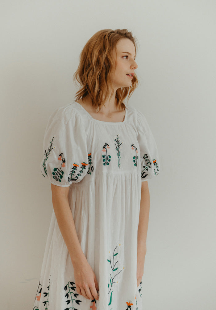 Woodlands Embroidered Dress