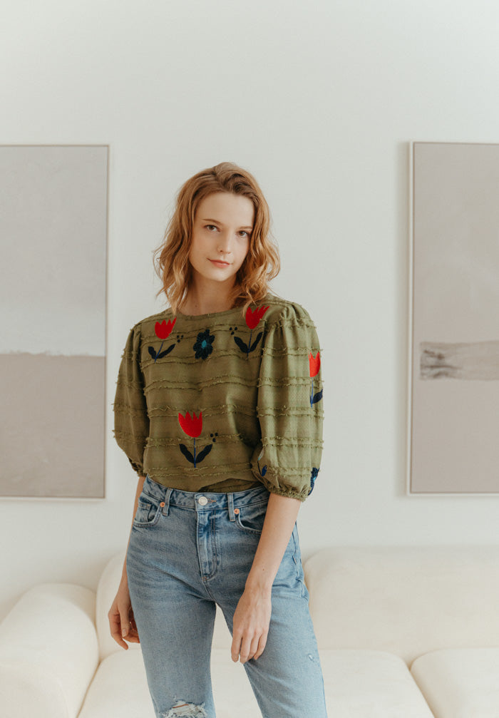 Dreamcatcher's Embroidered Blouse