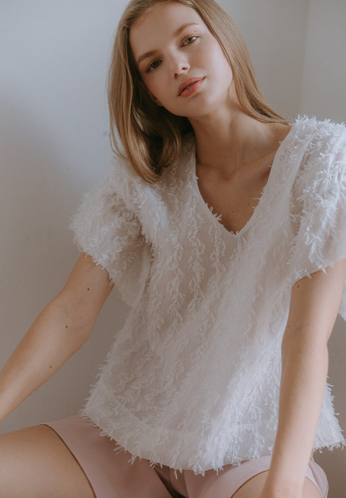 Confetti Textured Top