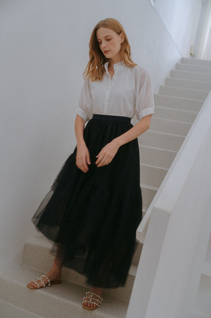 Tiered Tulle Skirt